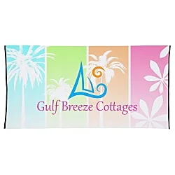 SubliPlush Velour Beach Towel - 30" x 60" - Heavyweight - Colors
