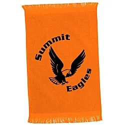 Fringed Velour Spirit Towel - 11" x 18" - Colors