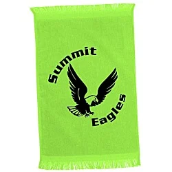 Fringed Velour Spirit Towel - 11" x 18" - Colors