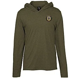 Optimal Tri-Blend Hooded T-Shirt - Men's - Embroidered