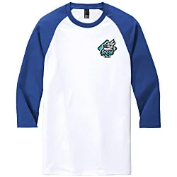 Ideal 3/4 Sleeve Raglan T-Shirt - Men's - Embroidered