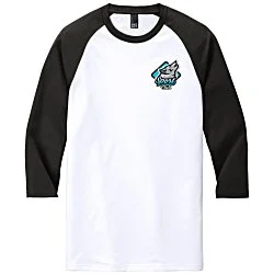 Ideal 3/4 Sleeve Raglan T-Shirt - Men's - Embroidered