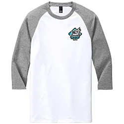 Ideal 3/4 Sleeve Raglan T-Shirt - Men's - Embroidered