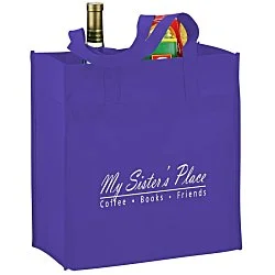 Polypropylene Reusable Grocery Bag - 14" x 13" - 24 hr