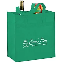 Polypropylene Reusable Grocery Bag - 14" x 13" - 24 hr
