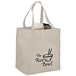 Polypropylene Reusable Grocery Bag - 15" x 13" - 24 hr