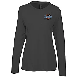 Primease Tri-Blend Long Sleeve Tee - Ladies' - Embroidered