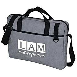 Heathered Briefcase Bag - 24 hr