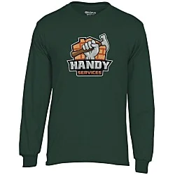 Gildan 5.5 oz. DryBlend 50/50 LS T-Shirt - Full Color