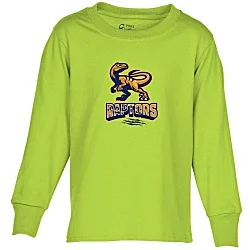 Port Classic 5.4 oz. Long Sleeve T-Shirt - Youth - Colors - Full Color