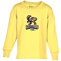 Port Classic 5.4 oz. Long Sleeve T-Shirt - Youth - Colors - Full Color