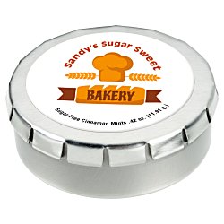 Round Mint Tin with Full Color Dome - 1-3/4"