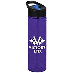 Halcyon Water Bottle with Two-Tone Flip Straw Lid - 24 oz