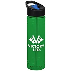 Halcyon Water Bottle with Two-Tone Flip Straw Lid - 24 oz