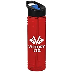 Halcyon Water Bottle with Two-Tone Flip Straw Lid - 24 oz