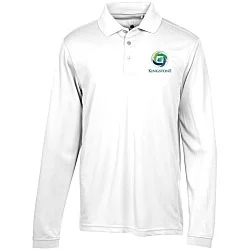 Ice Performance Pique Long Sleeve Polo - Men's - Embroidered