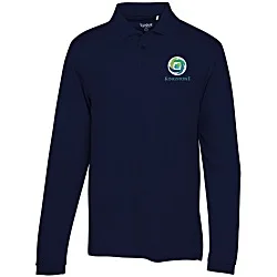 Ice Performance Pique Long Sleeve Polo - Men's - Embroidered