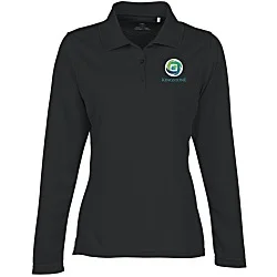 Ice Performance Pique Long Sleeve Polo - Ladies' - Embroidered