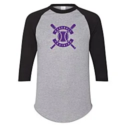 Augusta 3/4 Sleeve Baseball Jersey - Screen