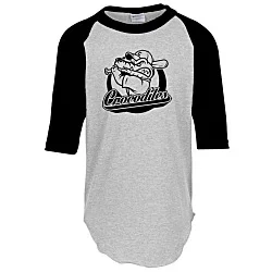 Augusta 3/4 Sleeve Baseball Jersey - Youth - Screen