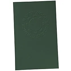 Legal Size Embossed Linen Paper Folder