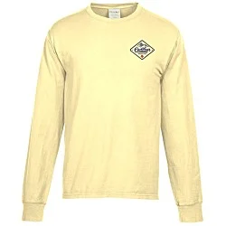 ComfortWash Garment-Dyed LS Tee - Embroidered