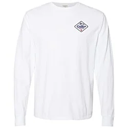 ComfortWash Garment-Dyed LS Tee - Embroidered