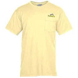 ComfortWash Garment-Dyed Pocket Tee - Embroidered