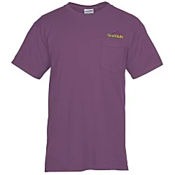 ComfortWash Garment-Dyed Pocket Tee - Embroidered