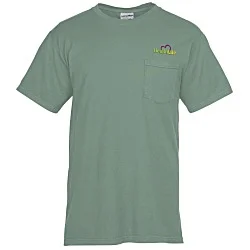 ComfortWash Garment-Dyed Pocket Tee - Embroidered