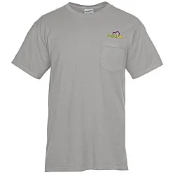 ComfortWash Garment-Dyed Pocket Tee - Embroidered