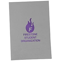 Linen Paper Two-Pocket Mini Folder - 8-3/4" x 6"