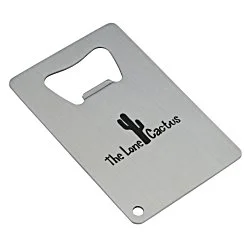 Stainless Steel Credit Card Bottle Opener