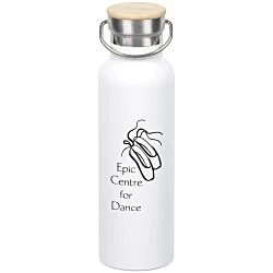 Accord Vacuum Bottle with Wood Lid - 21 oz.