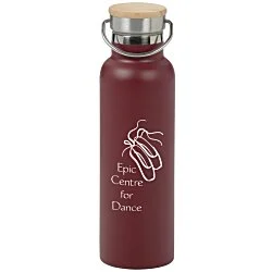 Accord Vacuum Bottle with Wood Lid - 21 oz.