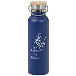 Accord Vacuum Bottle with Wood Lid - 21 oz.