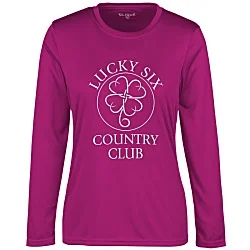 Spin Dye Jersey LS Tee - Ladies' - Screen