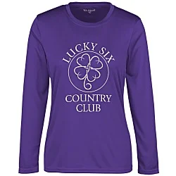 Spin Dye Jersey LS Tee - Ladies' - Screen