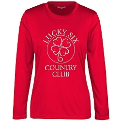 Spin Dye Jersey LS Tee - Ladies' - Screen