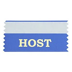 Stock Badge Ribbon 2 inches x 4 inches - 24 hr