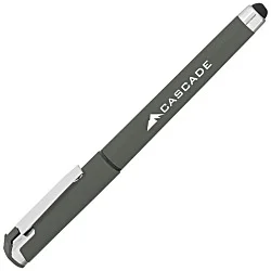 Cali Soft Touch Stylus Gel Pen - Metallic