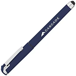 Cali Soft Touch Stylus Gel Pen - Metallic