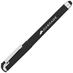 Cali Soft Touch Stylus Gel Pen - Metallic
