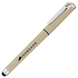 Cali Soft Touch Stylus Gel Pen - Metallic