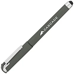 Cali Soft Touch Stylus Gel Pen - Metallic - 24 hr