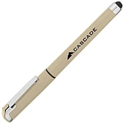 Cali Soft Touch Stylus Gel Pen - Metallic - 24 hr