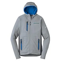 Eddie Bauer Colorblock Hooded Fleece Jacket - Men's