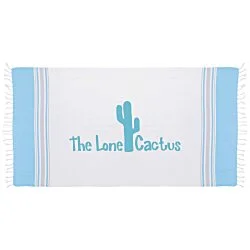 Turkish Peshtemal Beach Towel - White