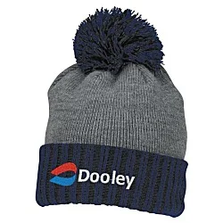 New Era Two Tone Cuffed Beanie with Pom Pom