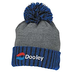 New Era Two Tone Cuffed Beanie with Pom Pom